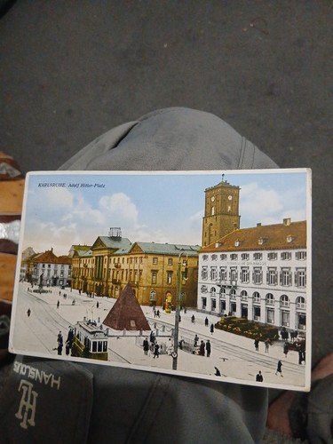 66659 postcard 1912 karlsruhe - 66659,